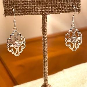 💎 High grade fashion women's 925 Gemstone Silver Dangle Chandelier Earrings